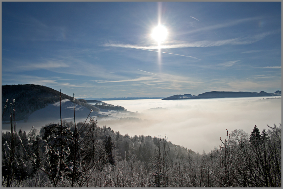 Nebelmeer über dem MIttelland