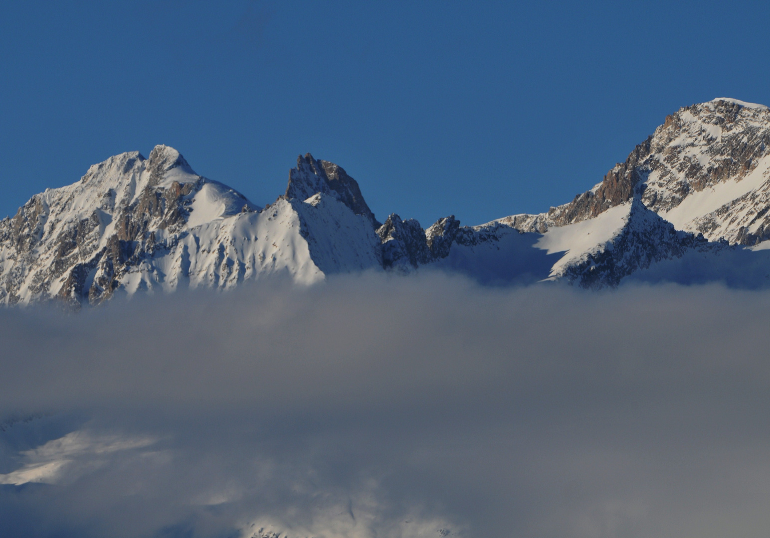 Nebelmeer über dem Rhonetal