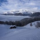 Nebelmeer über dem Rhonetal