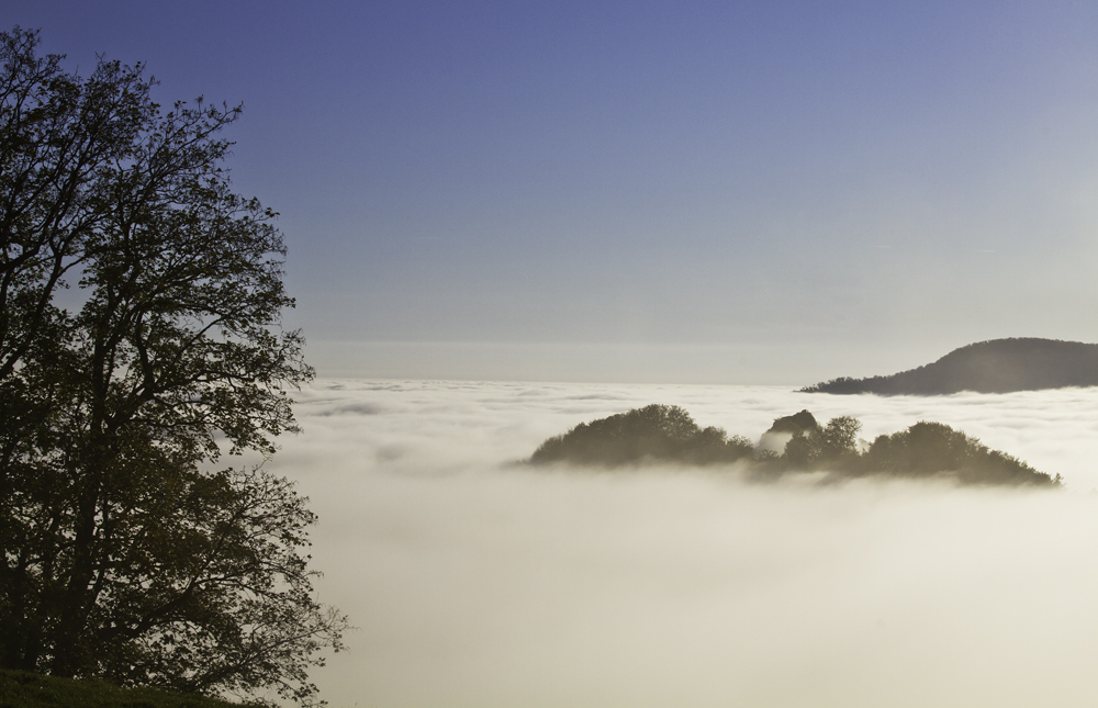 Nebelmeer über dem Schweizer Mittelland