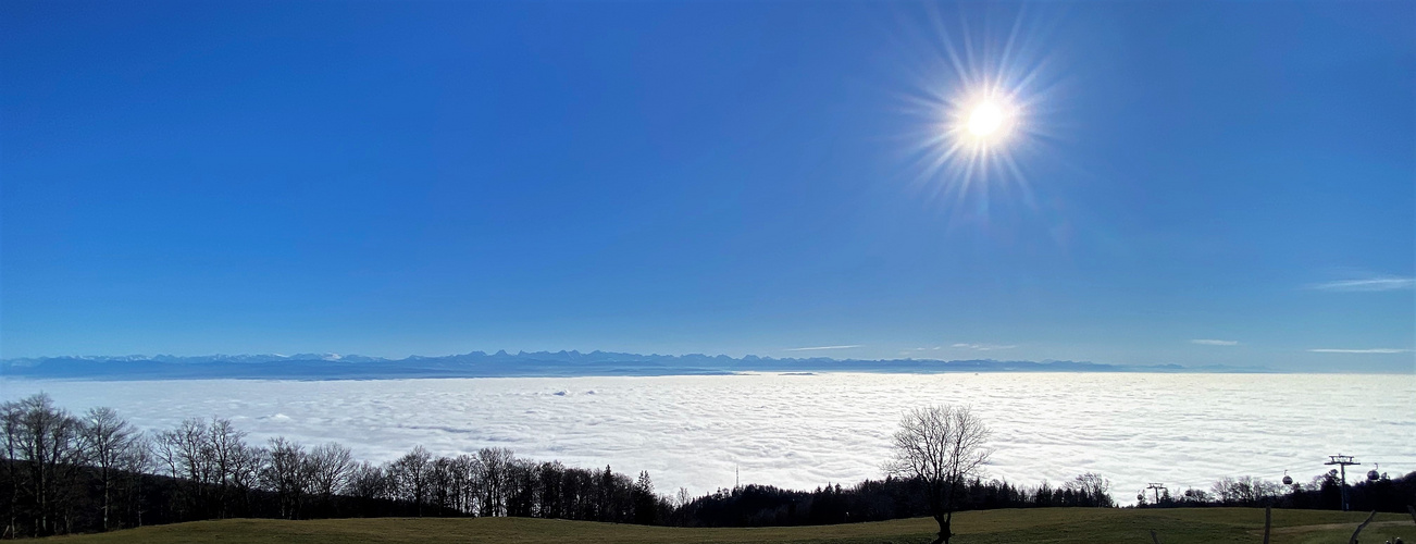 Nebelmeer über dem Schweizerischen Mittelland 