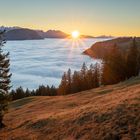 Nebelmeer über der Schweiz