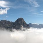 ... Nebelmeer über Kolfuschg - Südtirol ...