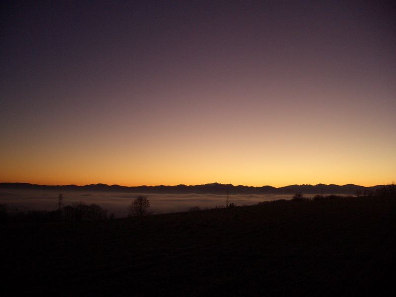 Nebelmeer um 07.41 Uhr