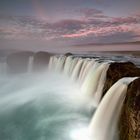 Nebelmorgen am Goðafoss