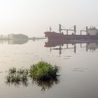Nebelmorgen an der Weser