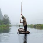 Nebelmorgen auf dem Fluss