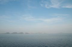 Nebelmorgen auf dem Lauwersmeer