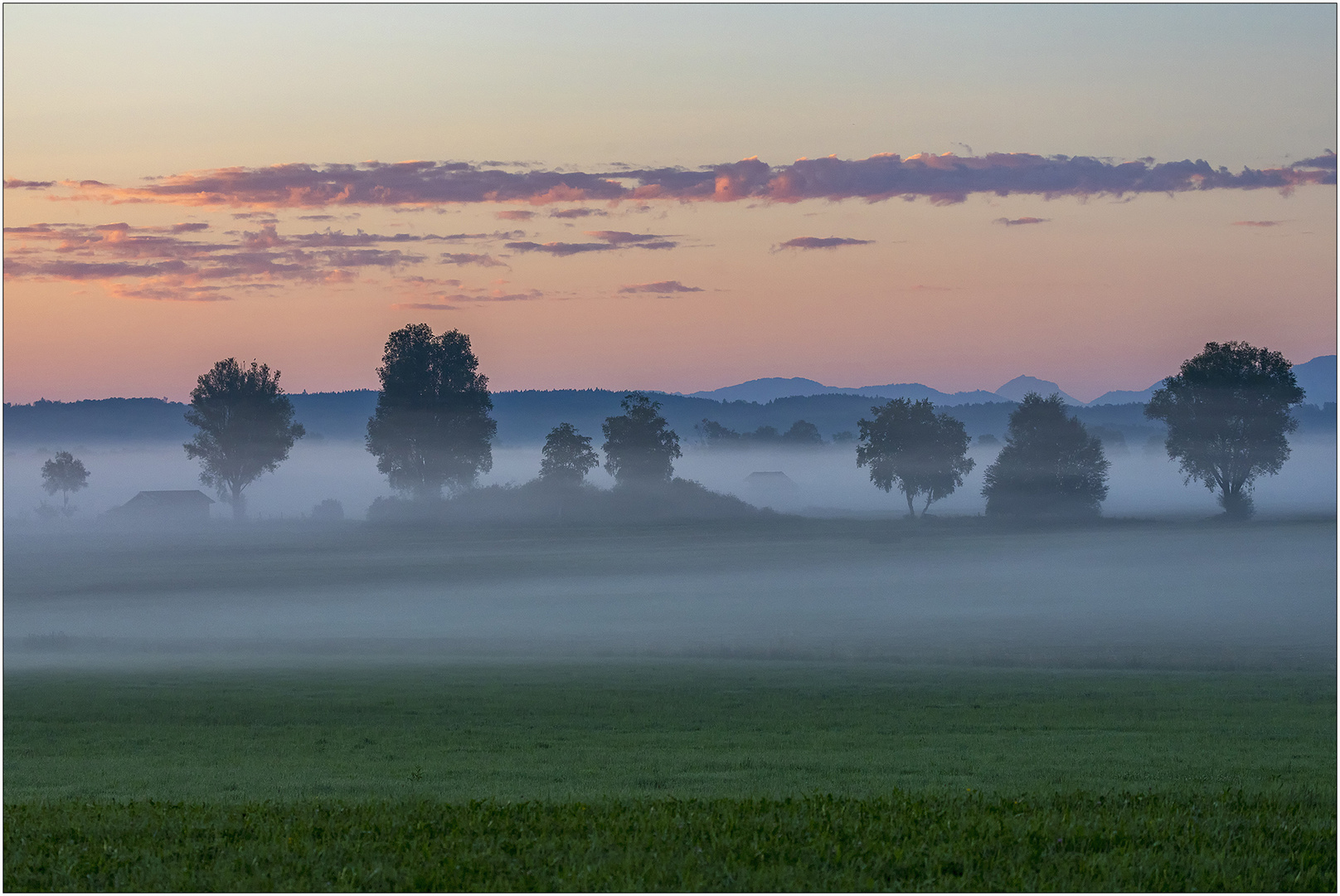 Nebelmorgen bei Raisting