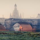 Nebelmorgen in Dresden