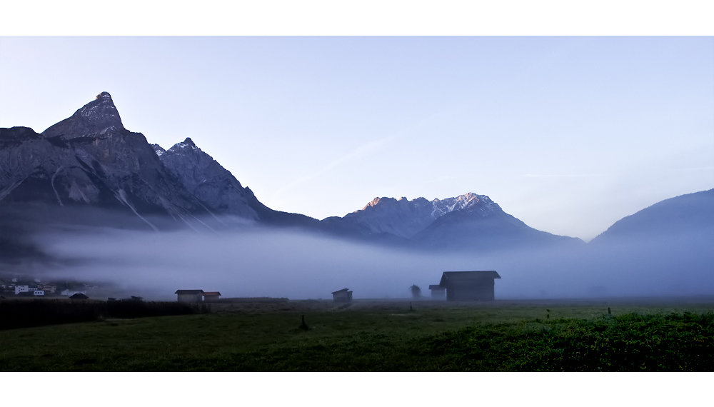 Nebelmorgen in Ehrwald