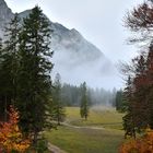 Nebelschwaden auf dem Herzogstand am Walchensee