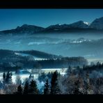 Nebelschwaden vor dem Wendelstein I