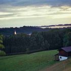 Nebelsee mit Leuchtturm