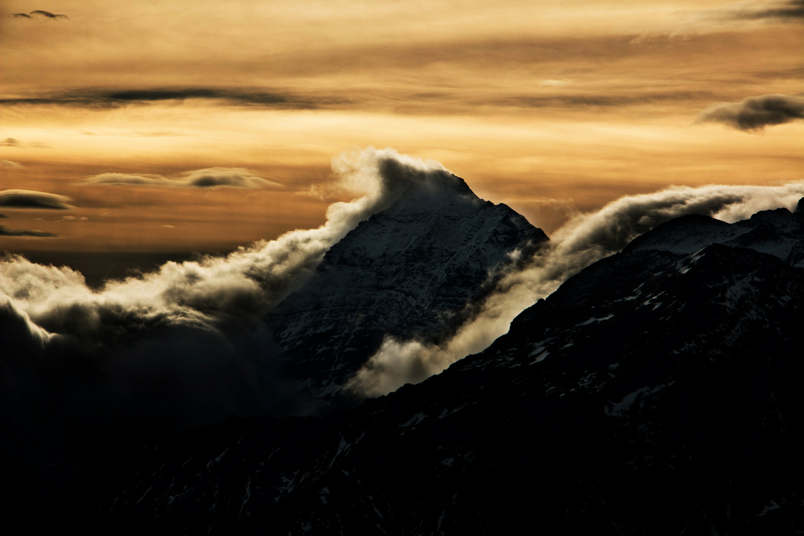 Nebelspiel um den Hochgolling