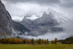 Nebelstimmung am Ahornboden