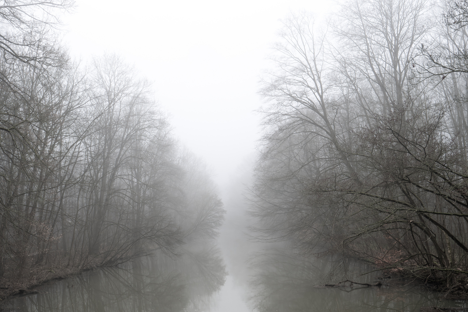 Nebelstimmung am Kanal