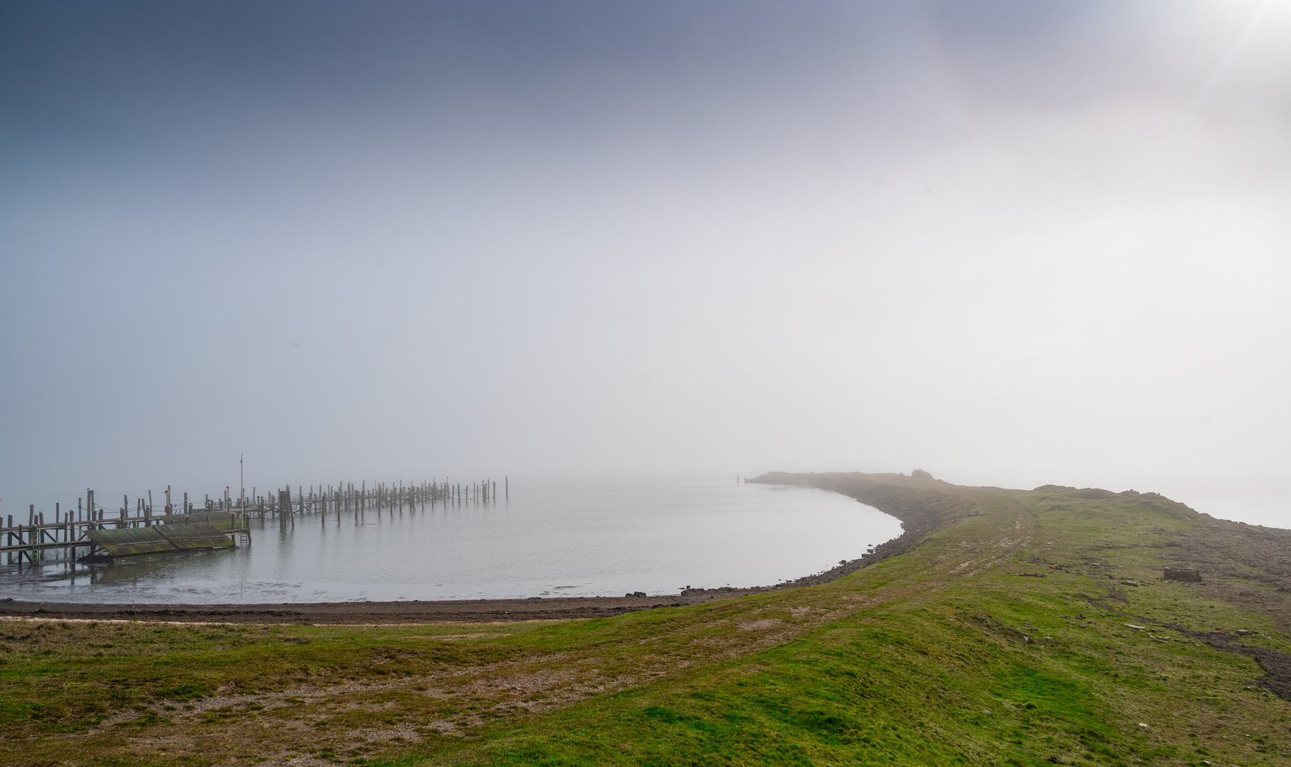 Nebelstimmung am Rantumer Hafen