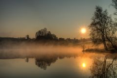 Nebelstimmung am See