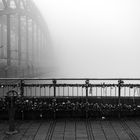 Nebelstimmung an der Kölner Hohenzollernbrücke