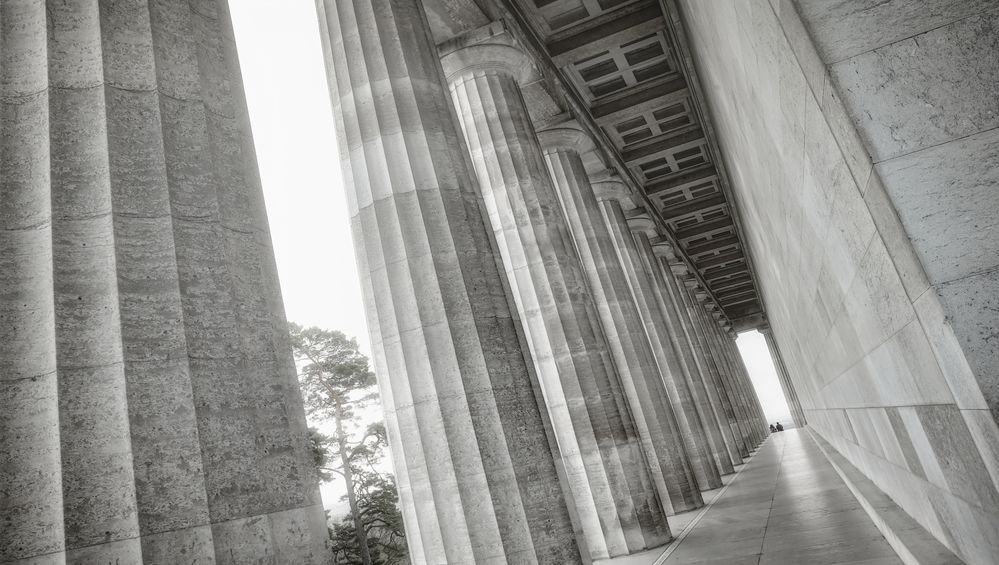 Nebelstimmung an der Walhalla