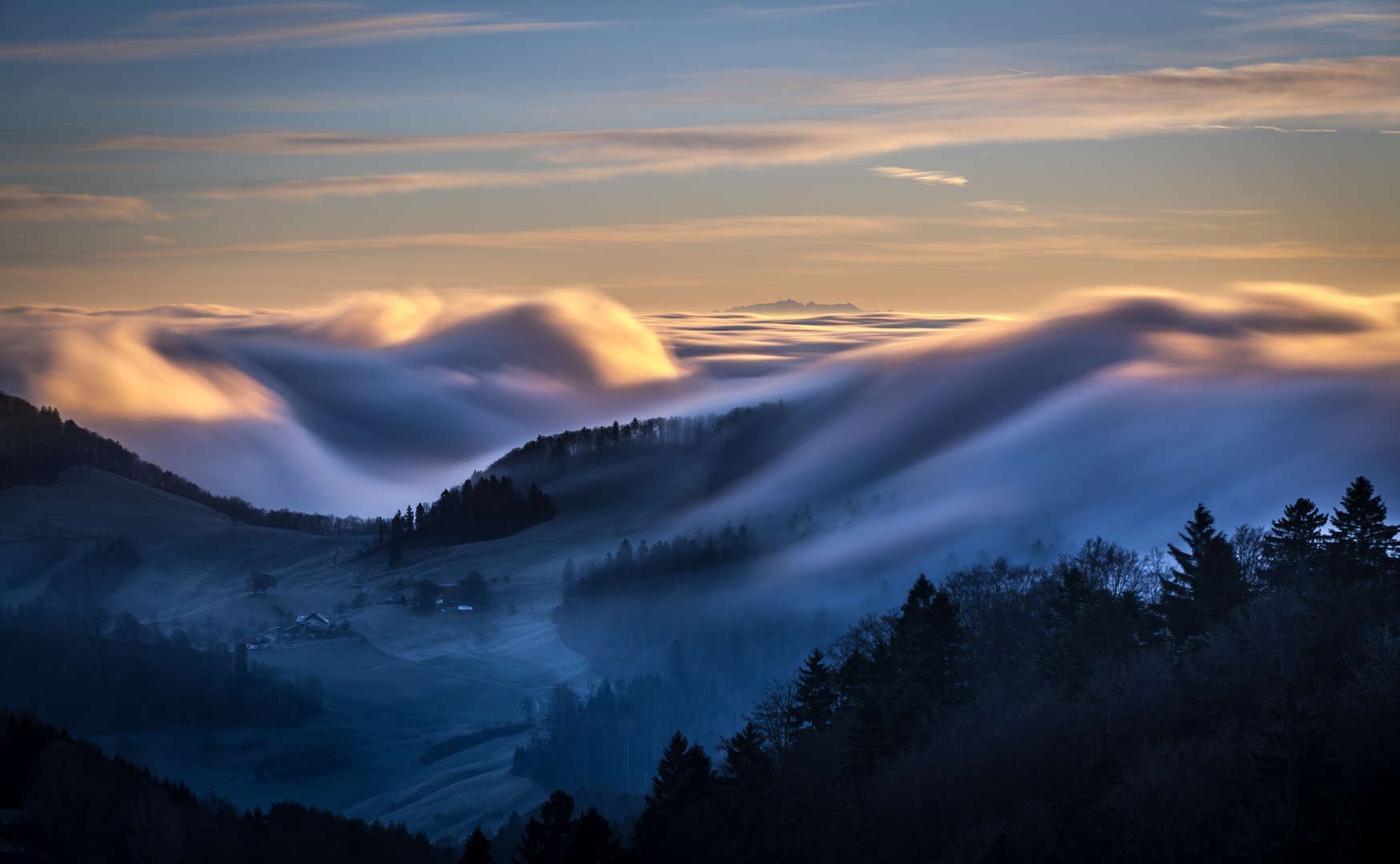 Nebelstimmung im Belchengebiet