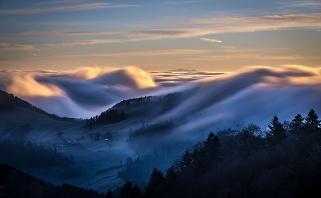 Nebelstimmung im Belchengebiet