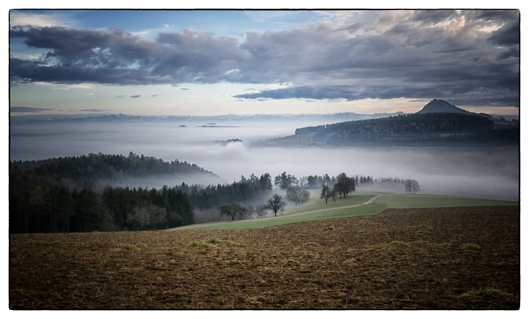 Nebelstimmung im Hegau 