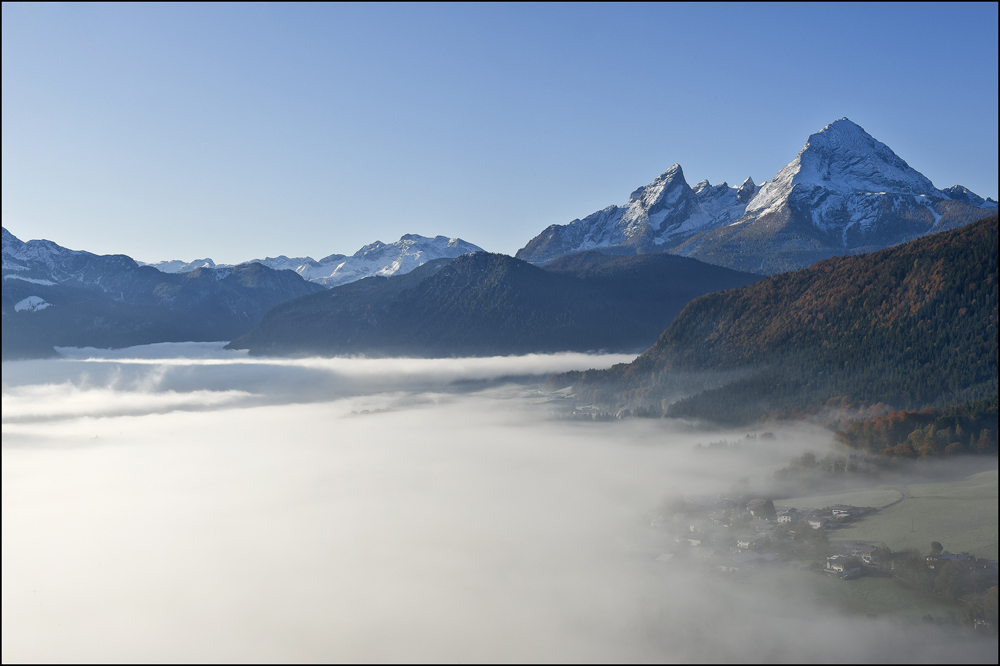 Nebelstimmung über Berchtesgaden