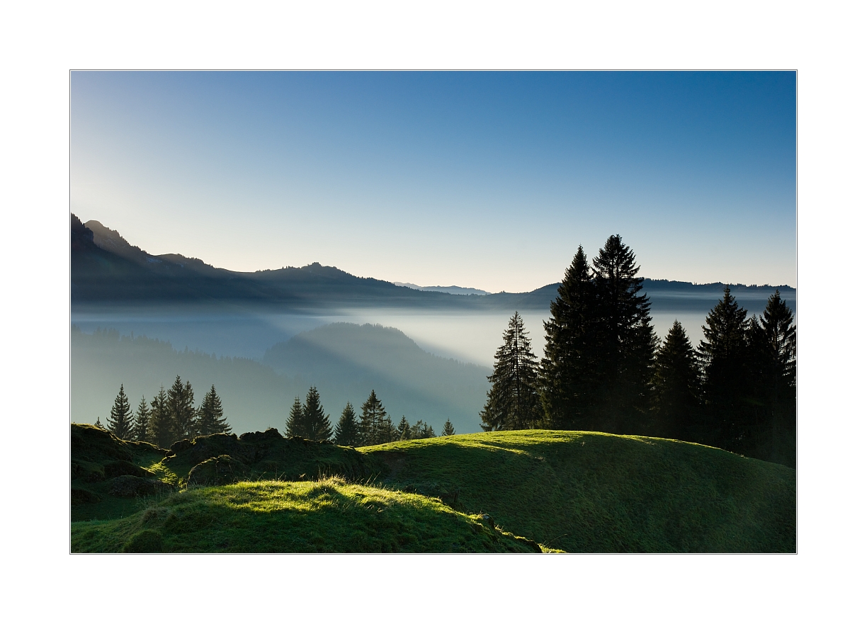 Nebelstimmung über dem Tal