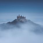 **Nebelstimmung um die Burg Hohenzollern**