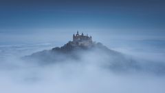 **Nebelstimmung um die Burg Hohenzollern**