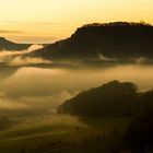 Nebelsuppe am Lilienstein