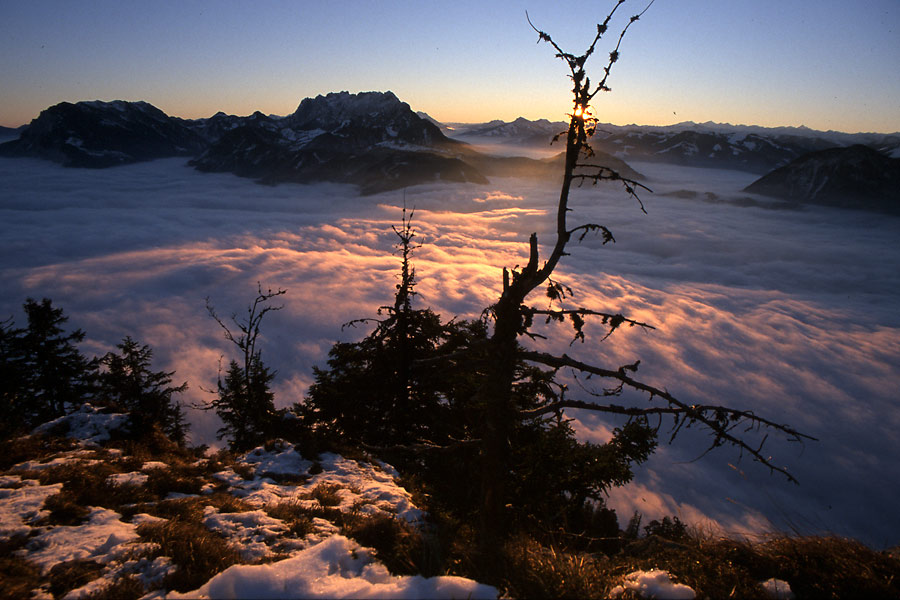 Nebelüberschwemmung im Unterinntal