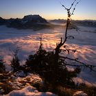 Nebelüberschwemmung im Unterinntal