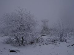 Nebelwinter am Schneeberg