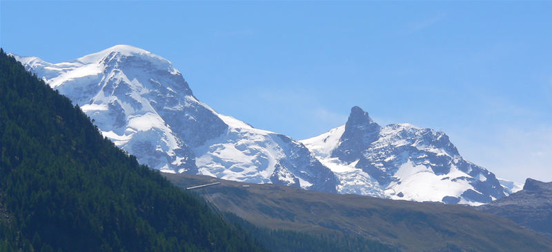 neben dem Matterhorn...