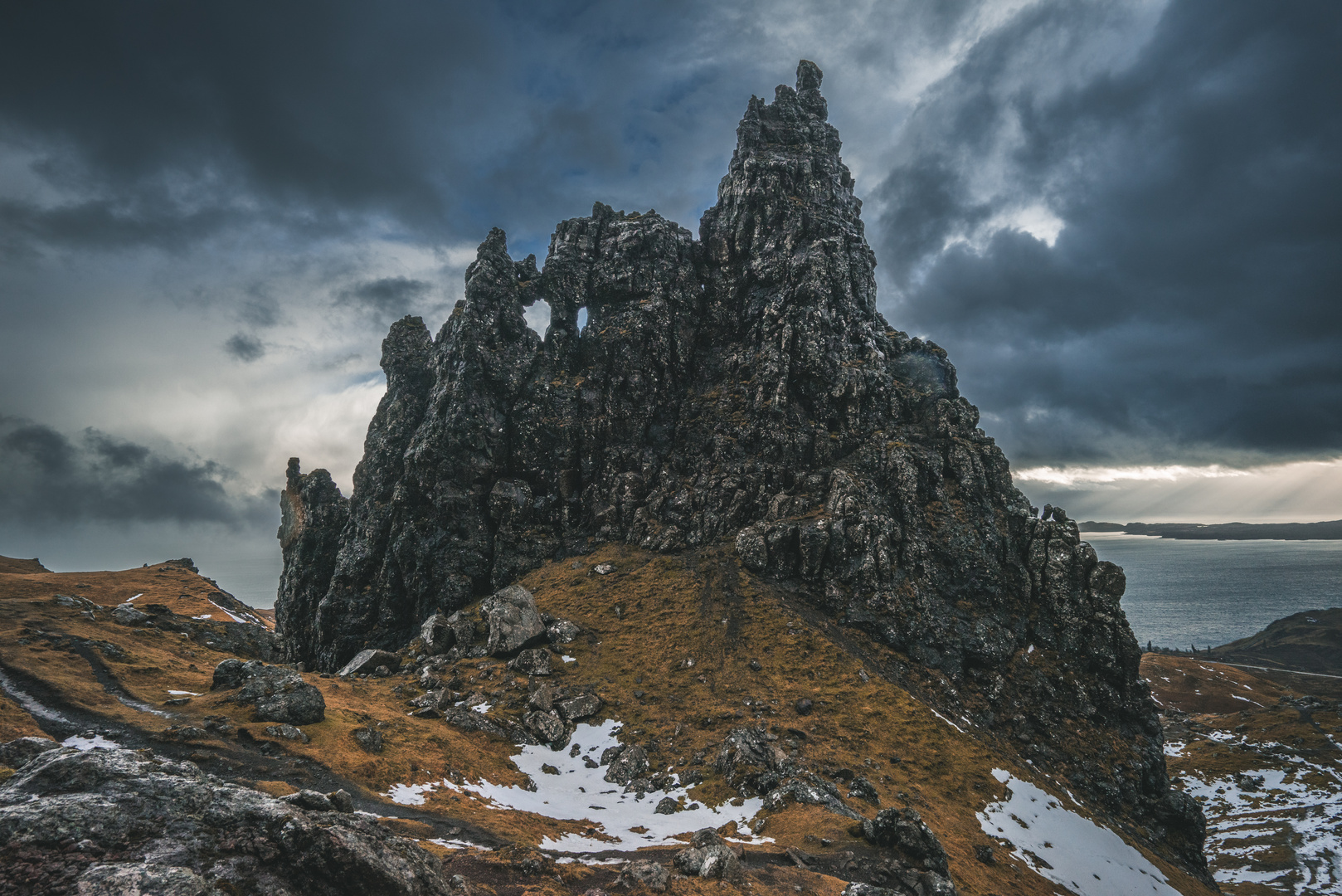 Neben dem Old Man of Storr