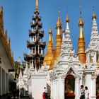 Neben der Shwedagon-Pagode befinden sich weitere bewundernswerte Pagoden