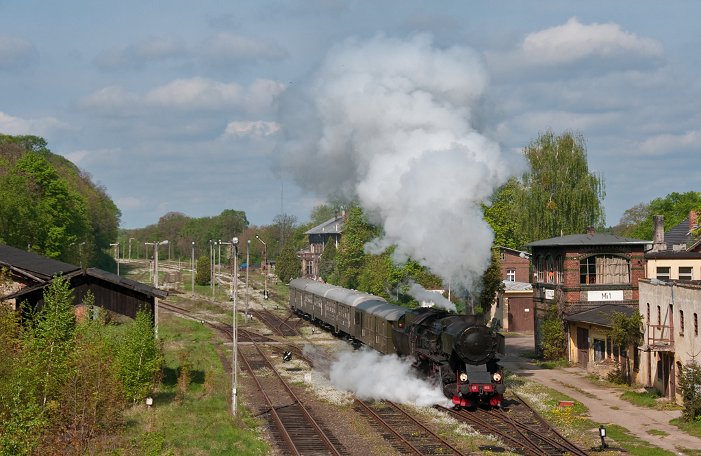 Nebenbahndampf in Polen mit Ty2-953