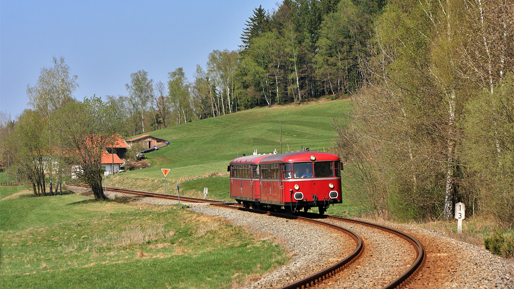 Nebenbahnidylle im Bayerischen Wald