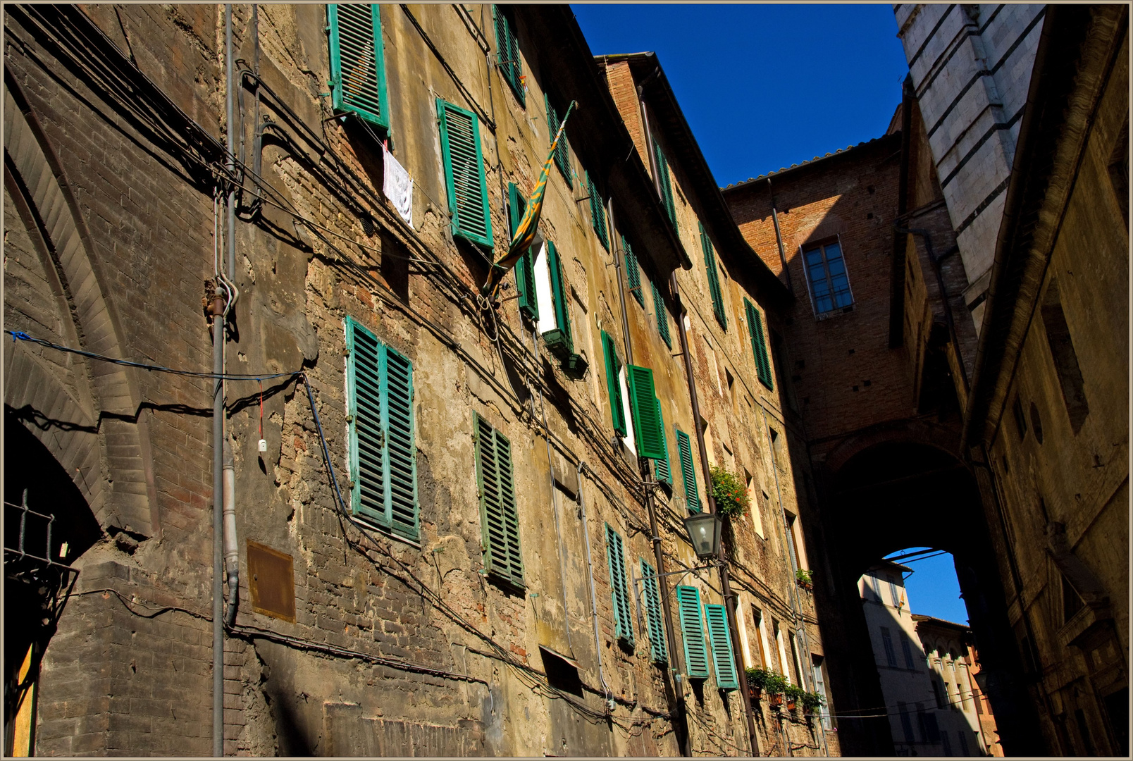 Nebengasse in Siena