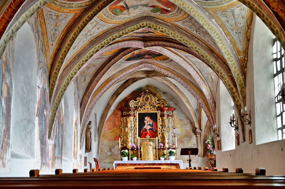 Nebenschiff der Kirche Maria Himmelfahrt,mattighofen