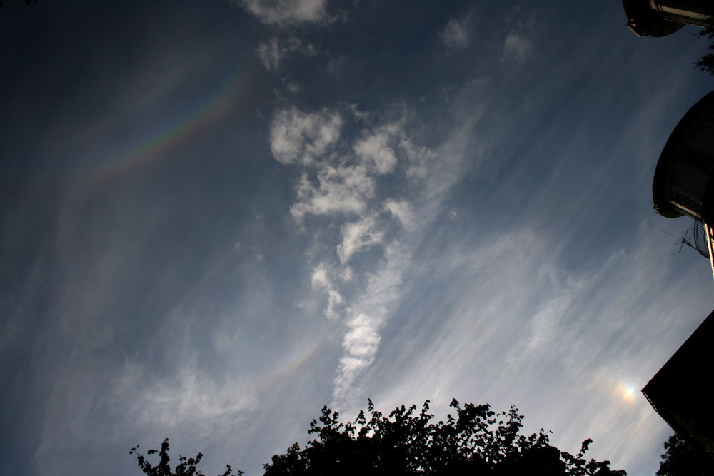 Nebensonne + Regenbogen