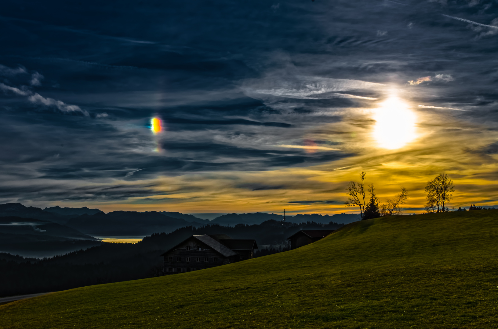 Nebensonnen im Allgäu