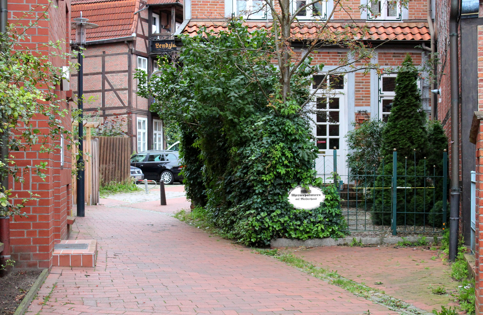 Nebenstraße am von Göben Kaffee ...