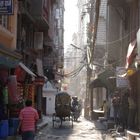 Nebenstraße in Kathmandu