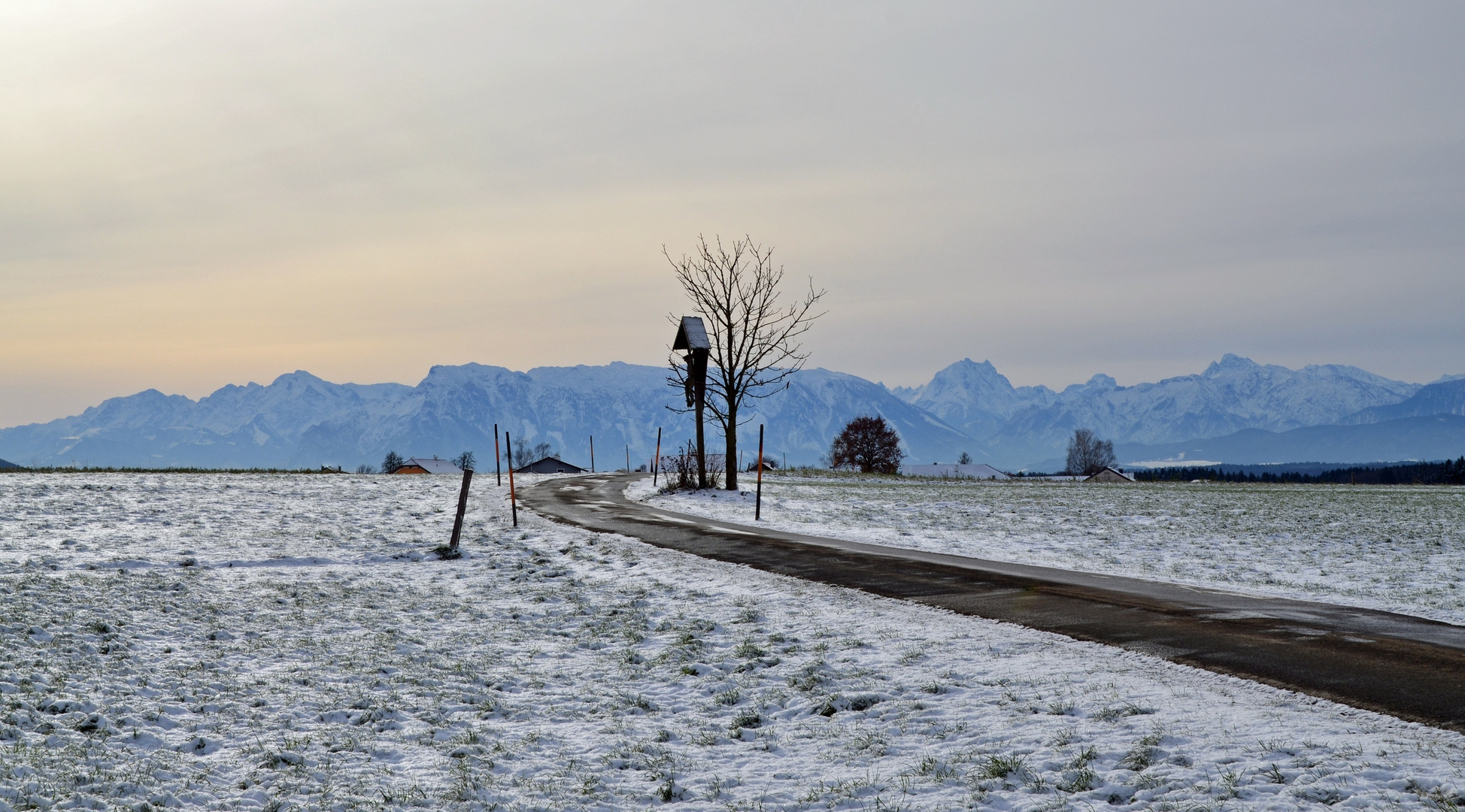 Nebenstraße mit Aussicht