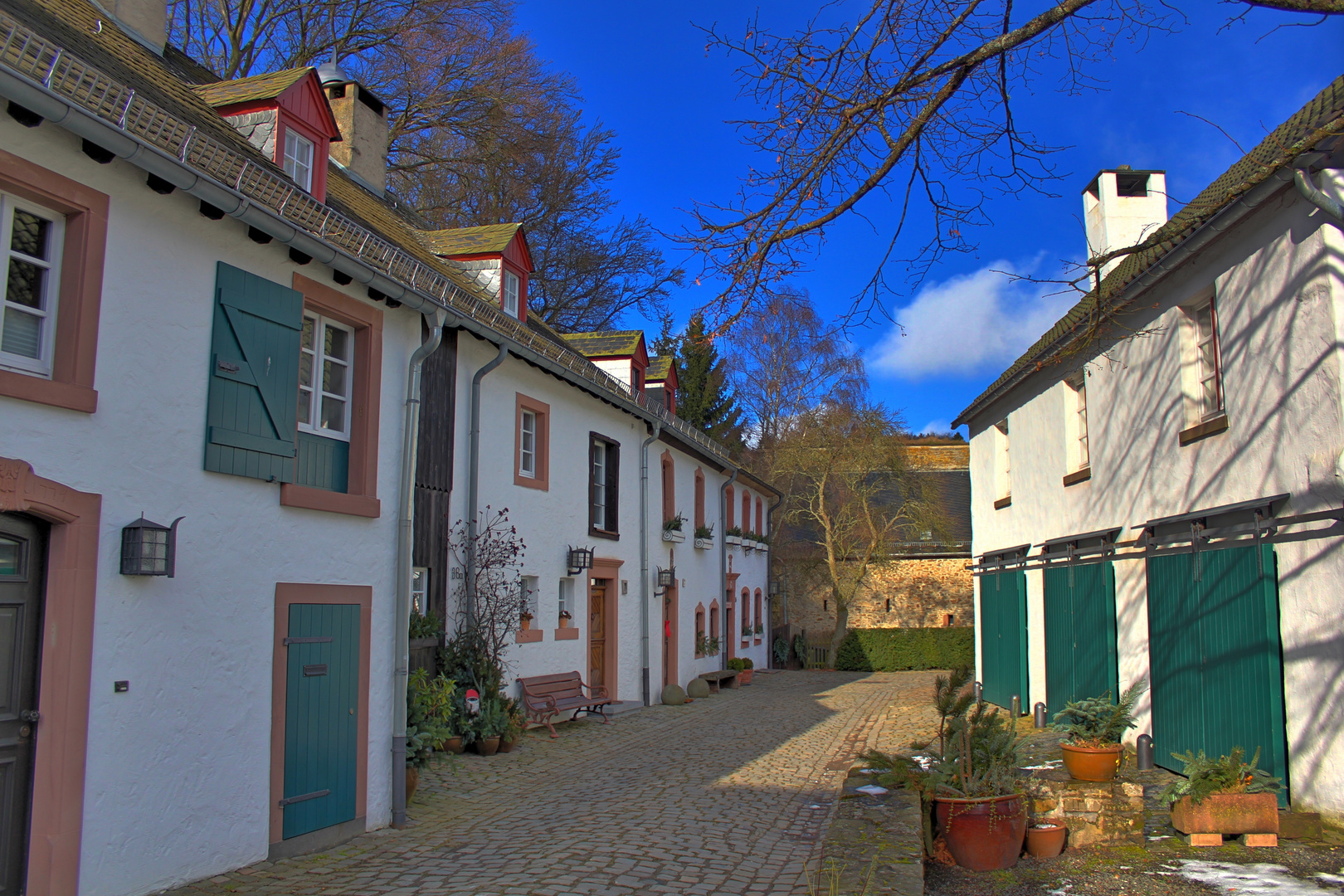 Nebenstraße zur Mainstreet von Kronenburg