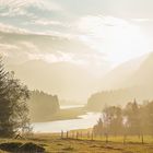 neblige Herbststimmung in den Chiemgauer Alpen